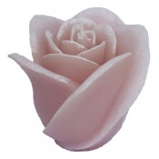 Roze roos figuurkaars met rozen geur