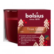6 stuks Bolsius geurglas winter spices geurkaarsen 63/90 (24 uur) True Scents