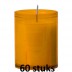 Refill kaarsen amber 60 stuks